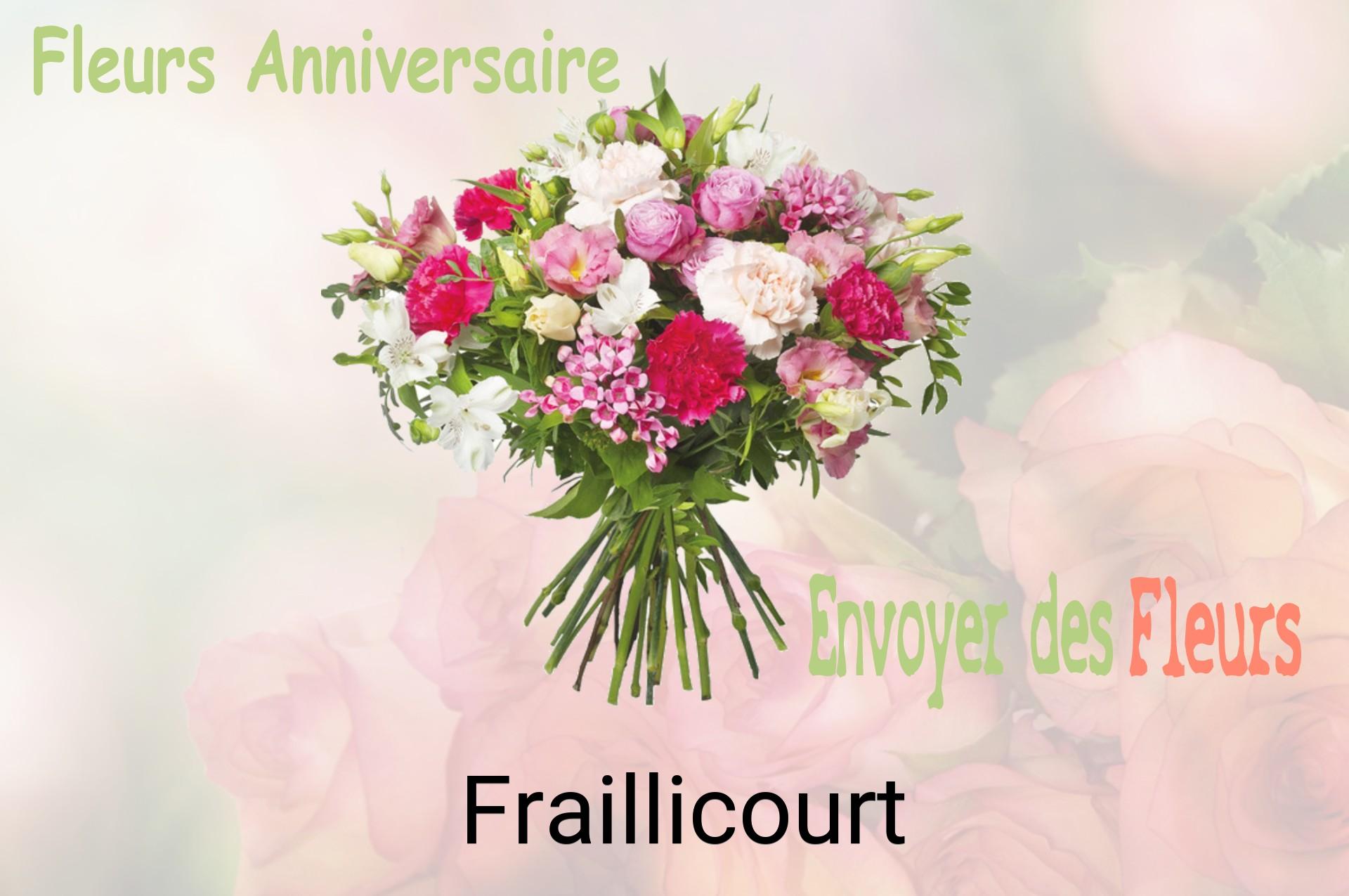 Bouquet de fleurs d’anniversaire livré à Fraillicourt